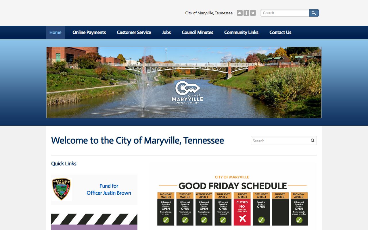 Maryville Property Tax Records city homepage