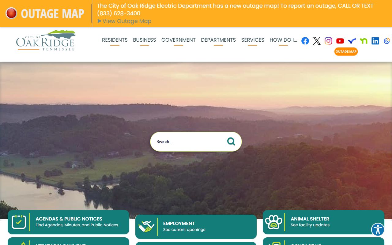 Oak Ridge Property Tax Records city homepage