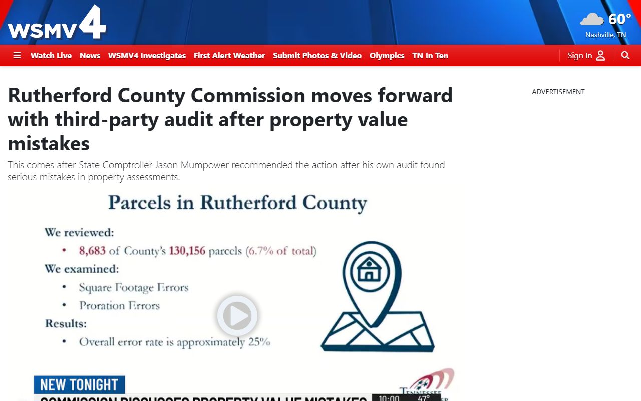 Rutherford County Property Tax Records audit
